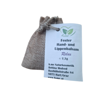 Fester Hand- und Lippenbalsam RELAX