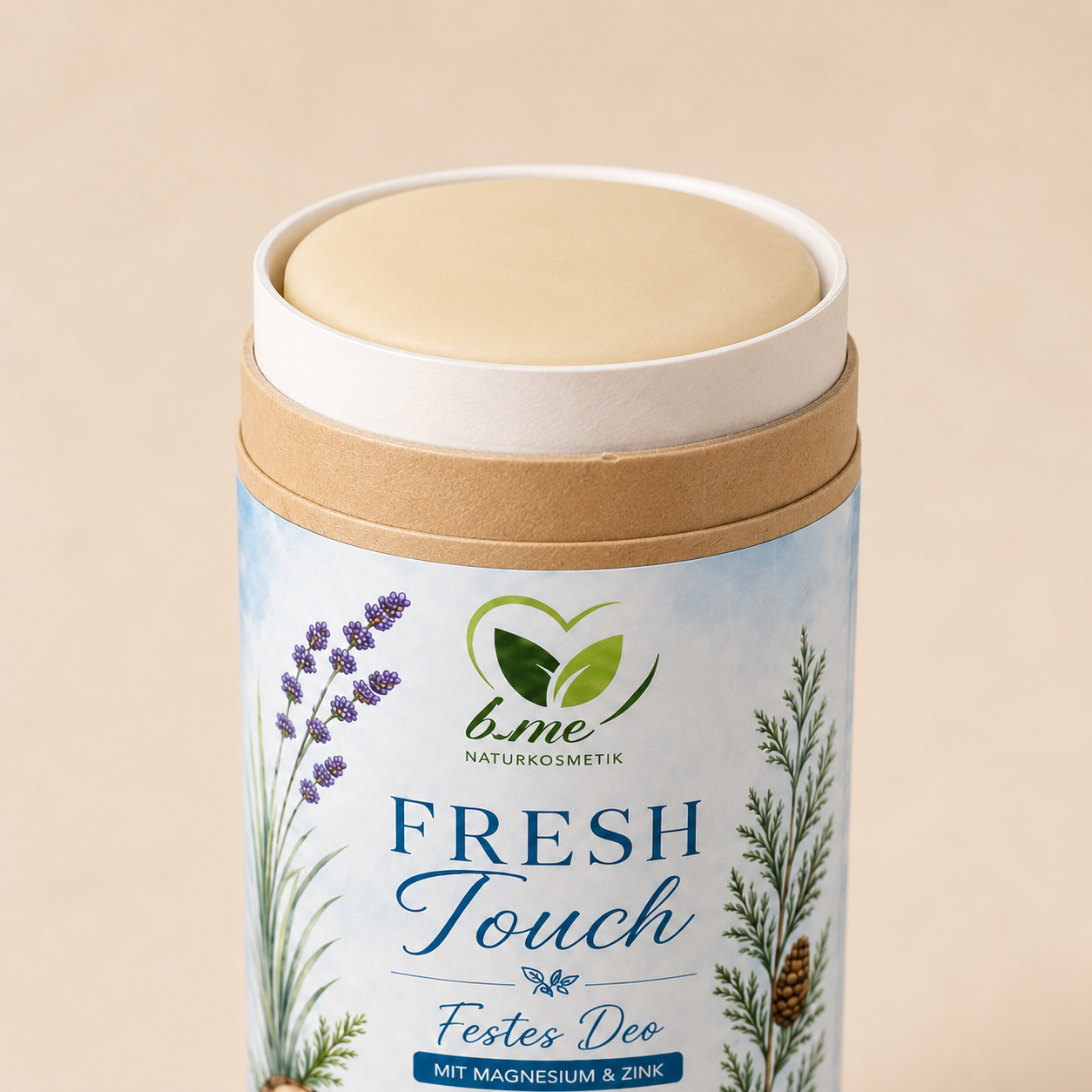 Festes Deo Fresh Touch - ohne Natron mit Magnesium & Zink – Bild 2